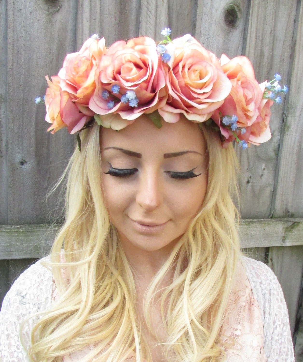flower garland headband