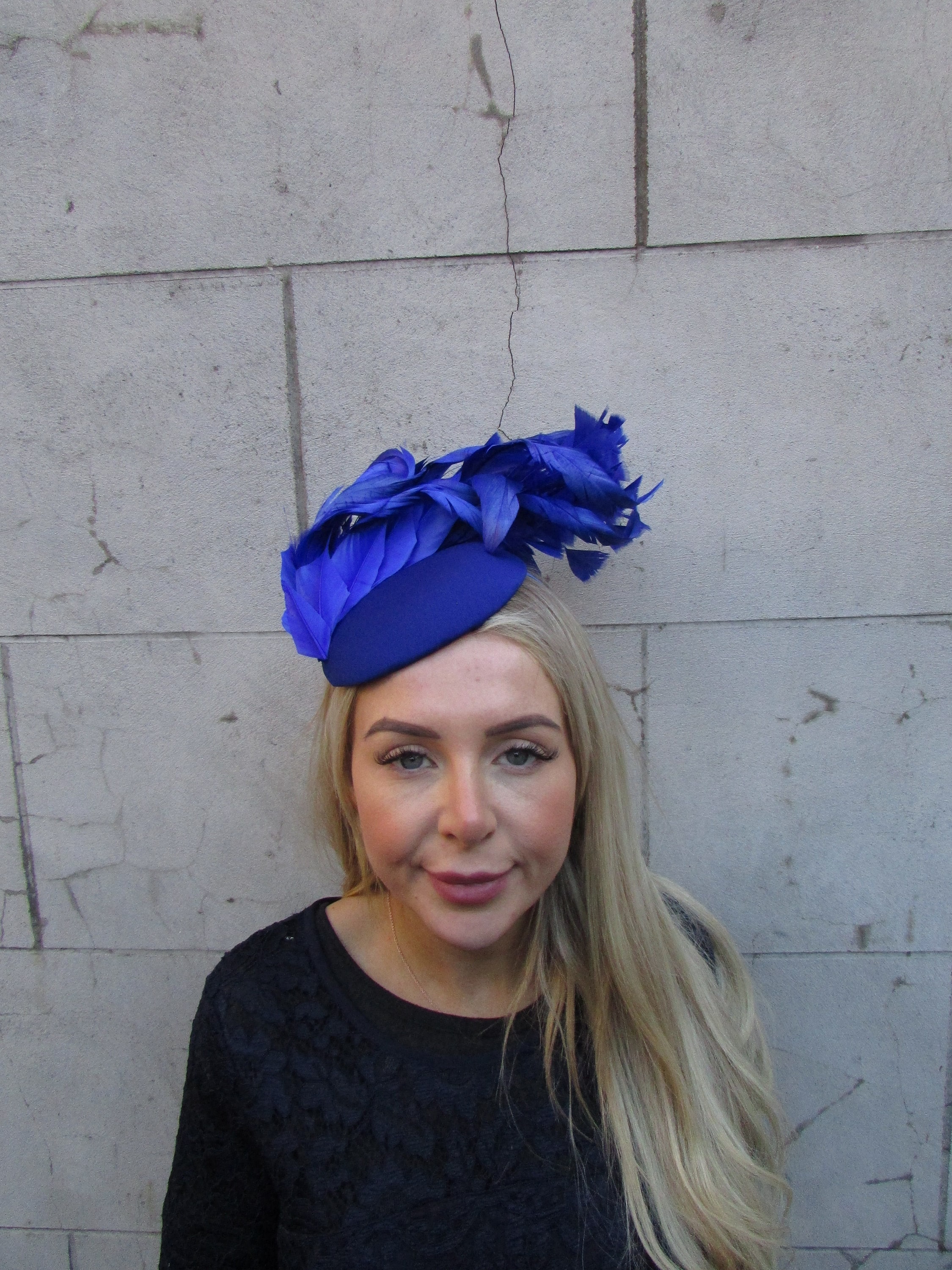 Cobalt Blue Pillbox Hat - Etsy