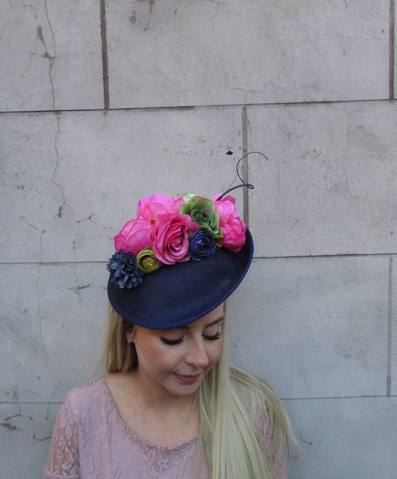 Navy Blue Olive Green Cerise Pink Rose 