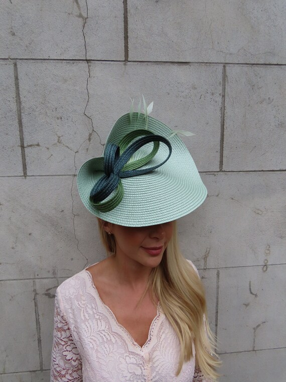 Wide Brim Saucer Fascinator Hat with Detachable Headband for Formal Occasions Amazon.com: GIBZ Women main image 2