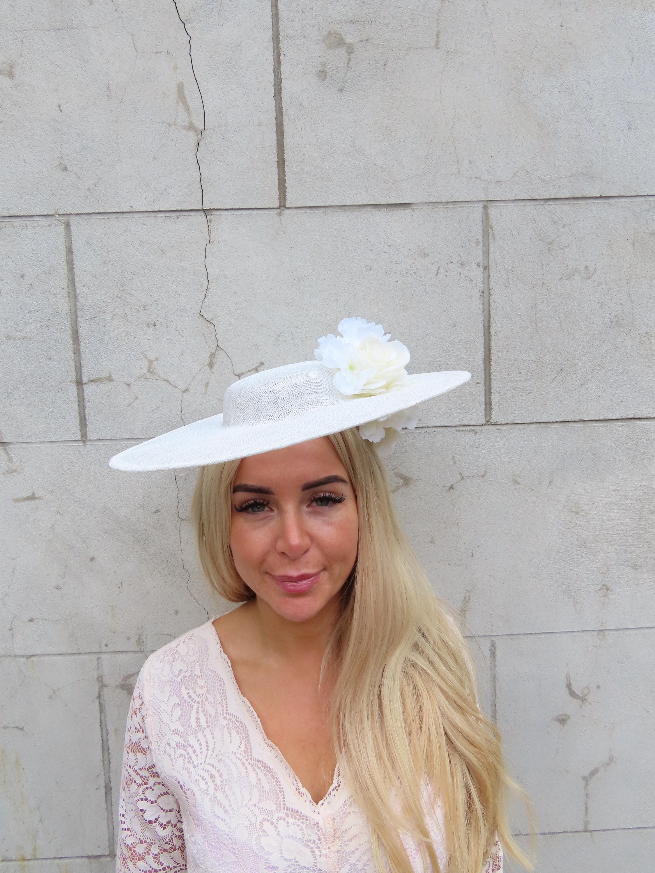 Riah Fashion Ivory Boater Hat Lack of Color Women main image 2