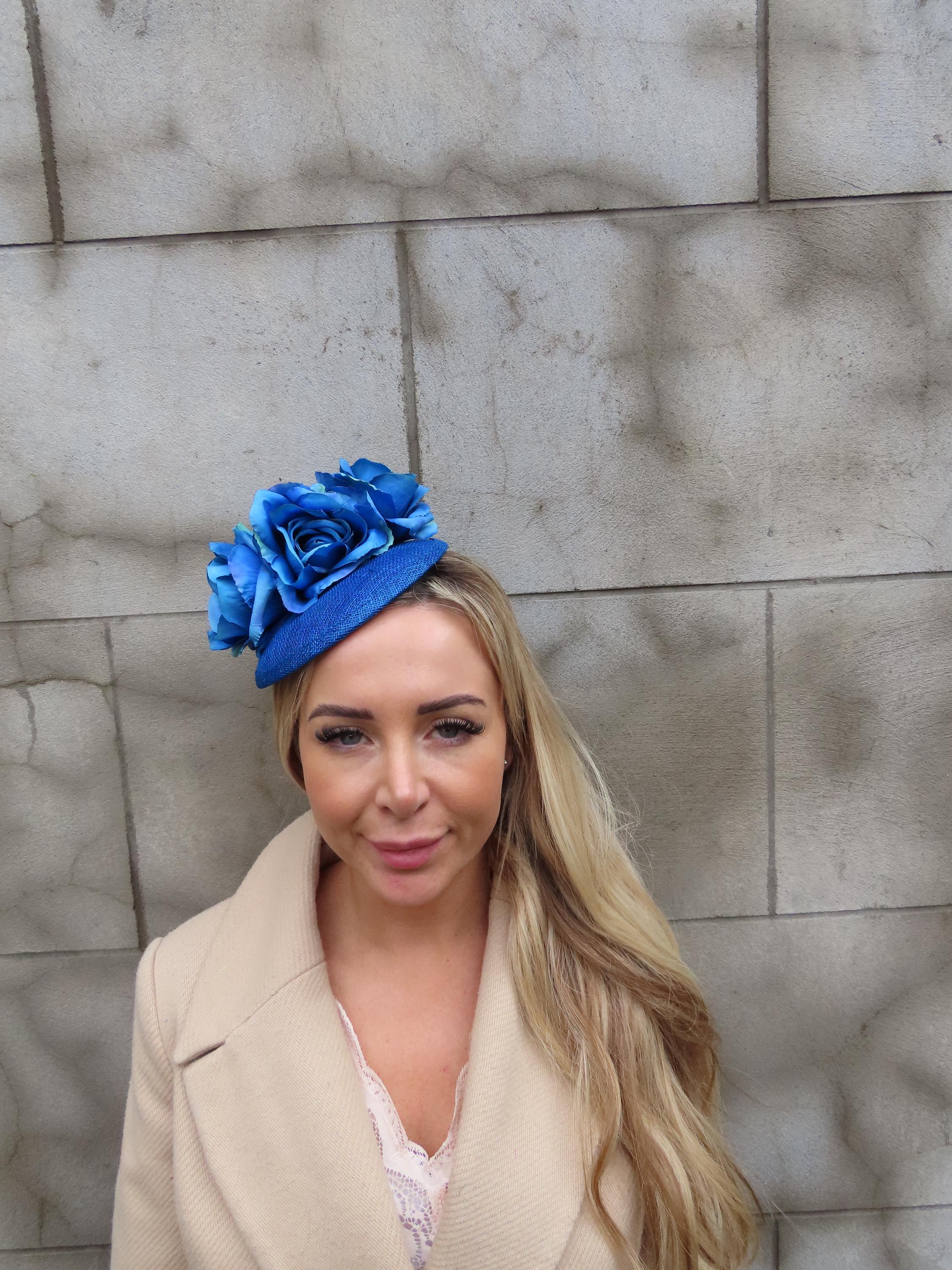 Cobalt Blue Pillbox Hat - Etsy display picture 2