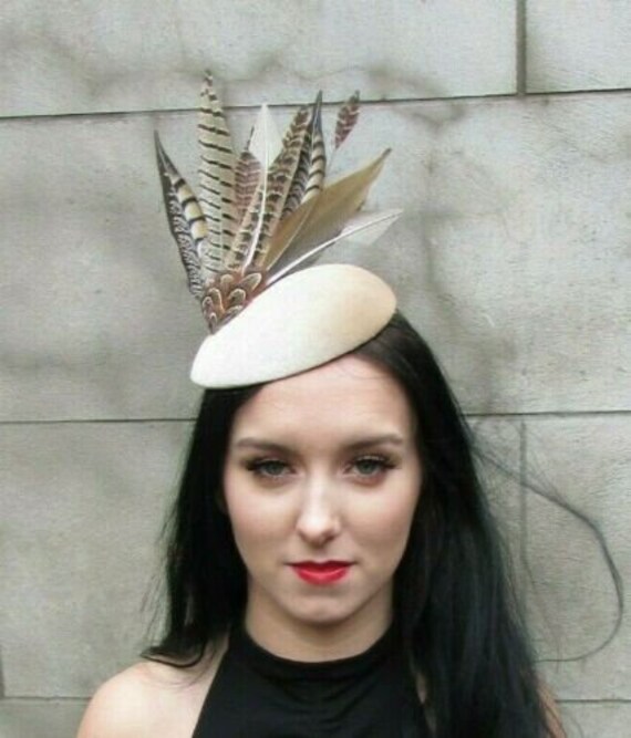 Champagne Beige Pheasant Feather 