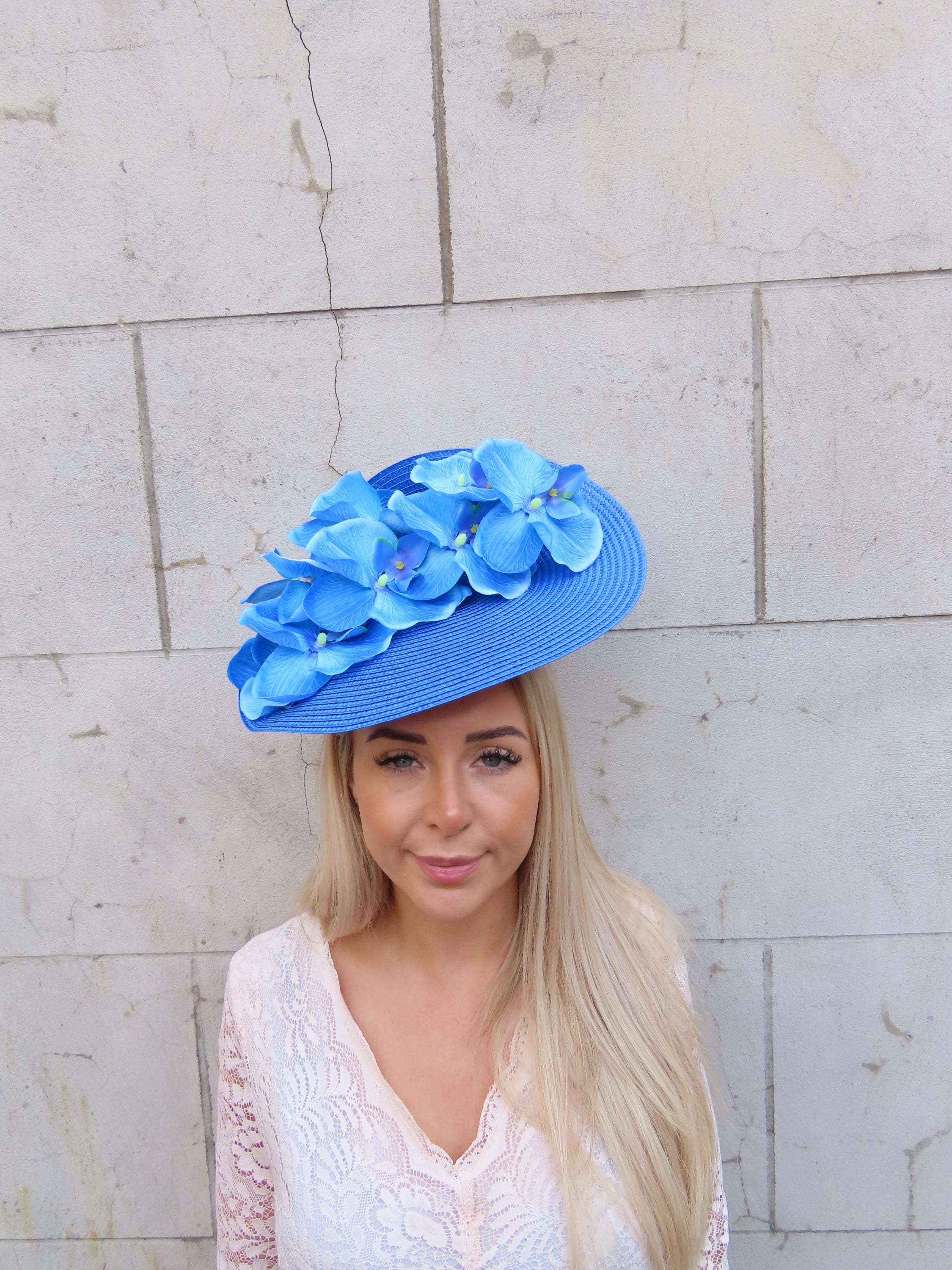 One off Piece Large Electric Light Royal Blue Orchid Flower  display picture 2