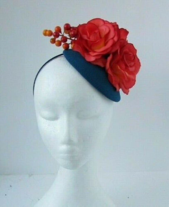 Teal Blood Orange Rose Berry Flower 