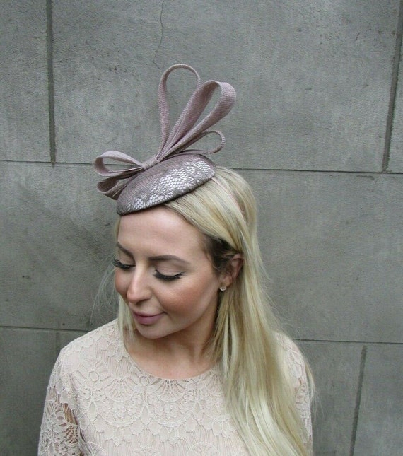 Mink coloured cheap wedding hats