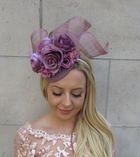 lilac hats and fascinators