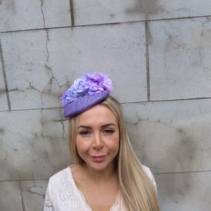 Pillbox Hat Lavender - Etsy display picture 3