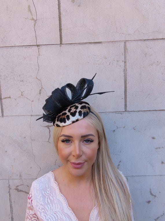 One off Piece - Leopard Print Velvet & Black Statement 