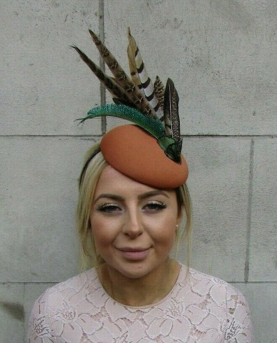 Tan Brown Green Peacock Pheasant 