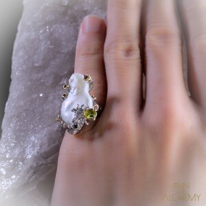 Spider Totem Ring * grootte 5,75 * solide Blister Pearl * Gratis DHL Express verzending * 71019gr1