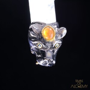 Tijger ringmaat 6 * Ethiopische Opal + Emerald * gratis DHL Express verzending * 80310gr2