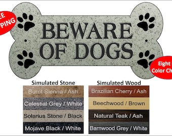 beware of the dog sign screwfix