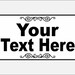 6" x 12" Custom Engraved Personalized Wall/Fence Sign - Free Shipping