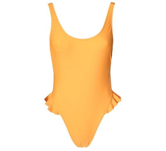 NEW FRILLA Solar 80s/90s inspired High cut swimwear Neon | Etsy