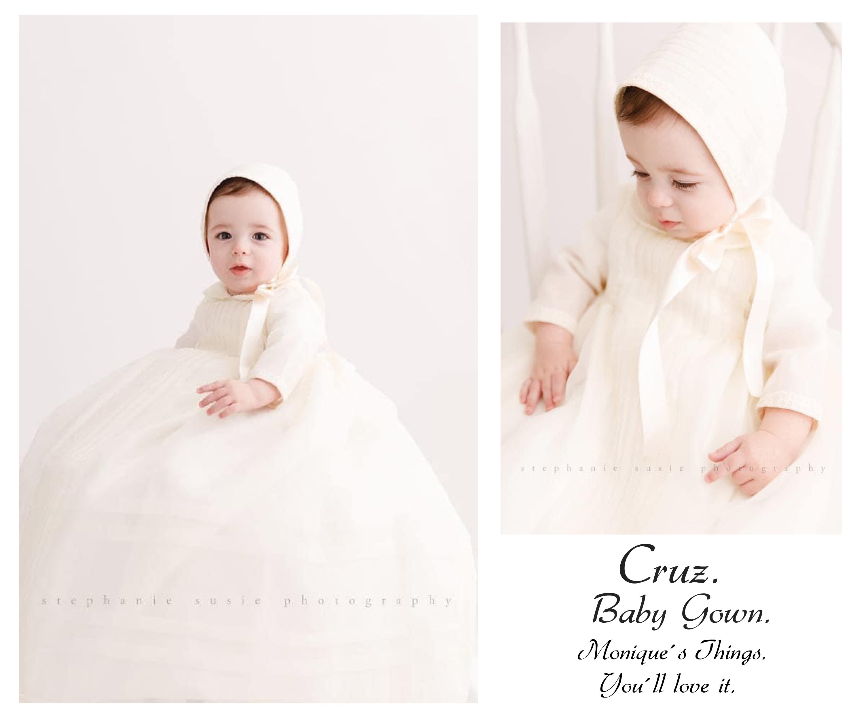 Cruz Spanish Ceremony Gown For Baby Unisex Custom Your Own Etsy