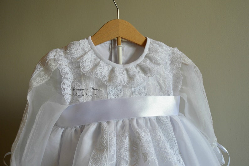VERA Classic Spanish Luxury Girl Dress. Custom your own outfit REAL HANDMADE. Naming Ceremony Baptism Christening heirloom Blessing Easter image 8