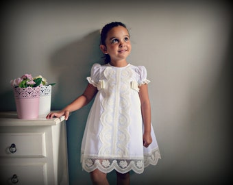 BLANCA (NB up to 6 years).Toddler.Girl. Dress.Gown.Imperial batiste.Custom your OWN outfit.Baptism.Heirloom.Easter.Wedding.Communion