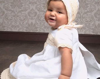 Unisex Christening Gown CARLOS/ Baptism Gown/Boys Christening gown/Baptism outfit for boy/Blessing gown/Christening gown/gown for girl