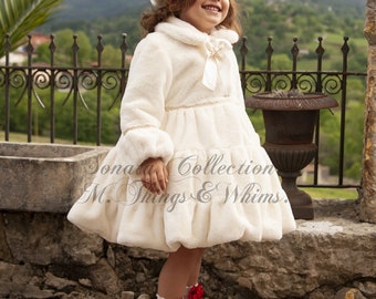 junior winter dress coats Ivory White Skating Coat for Junior Girl - Vintage Inspired Coat, Gentle  Girl Coat, Kids Winter Overcoat,junior Pin up Circle Coat,girl Gift