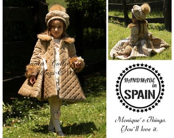 Winter COAT. Baby toddler & Girls. Daily Used. Special celebrations Christmas xmas thanksgiving photoshoot Accessories are sold separately