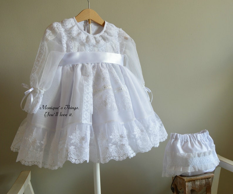 VERA. Luxuskleid. Unisex-Baby. Haute Couture Passende Accessoires. Stellen Sie sich je nach Alter Ihr eigenes Set zusammen. Taufen, Hochzeiten, besondere Zeremonien Bild 2