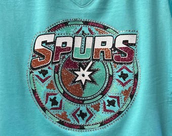 Texas TRIBAL Spur Aqua