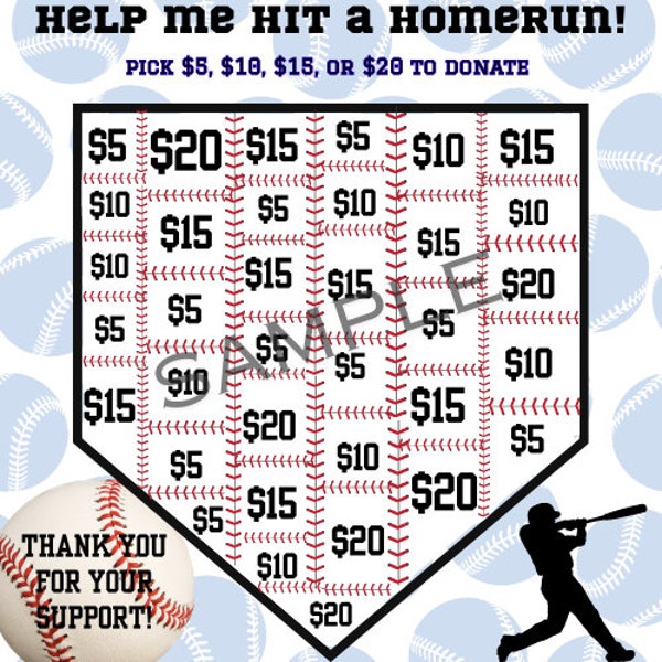 Baseball Homerun Fundraiser