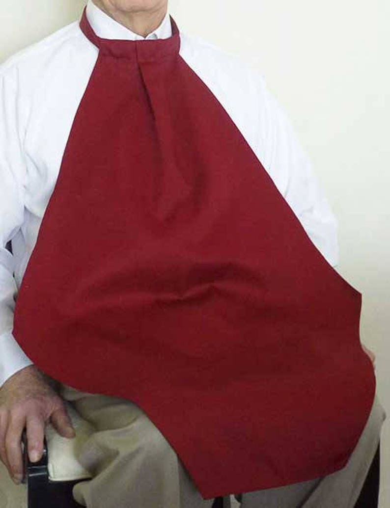 Dignified Adult Bib Napkin at Your Neck Stain Resistant Etsy