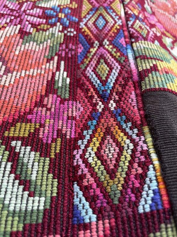 Authentic Handmade Mayan Guatemalan Embroidered H… - image 2
