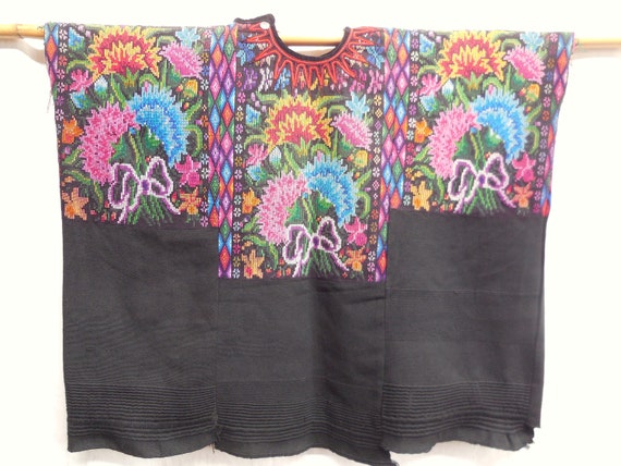 Mayan Guatemalan Embroidered Huipil from Chichica… - image 10
