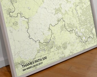 ANY RACE/MARATHON Marathon gift for runner/personalised marathon map/minimalist running print/marathon print/marathon map