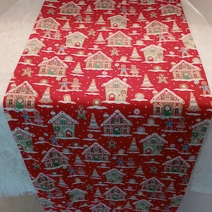 CHRISTMAS RUNNER, HARVEST Runner, Seasonal Decor, Festive Runner, Holiday Runner, Autumn Runner, Reversible Decor