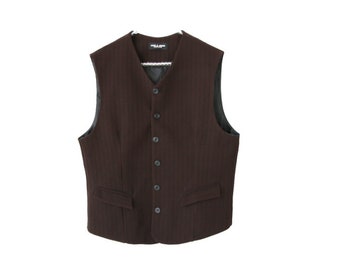 Vintage Rodeo Rustic Mens Puffer Vest Bodywarmer Gilet