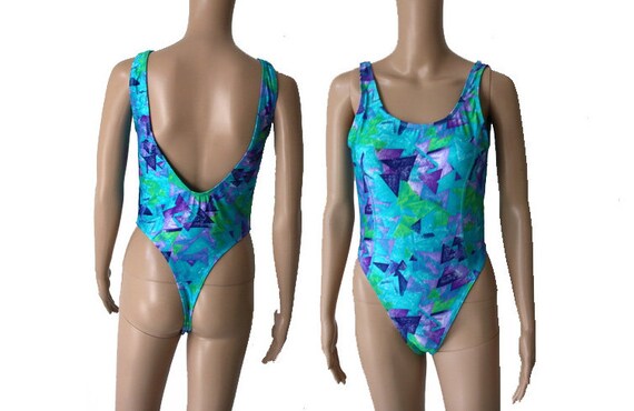 Women's Gymnastics Thong Leotard Athletic Bodysuit