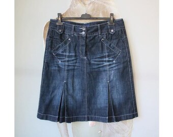 CECIL blauwe spijkerrok katoenen jeansrok maat 32