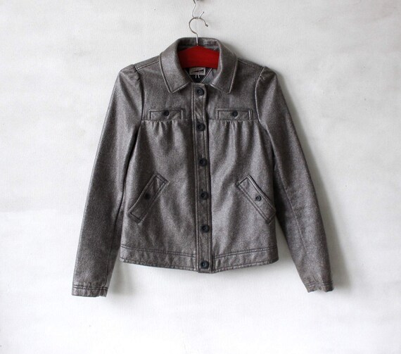 silver evening jacket womens