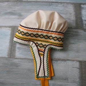 Women's Sami Style Handmade Hat Lapland Scandinavian Folk Art image 9