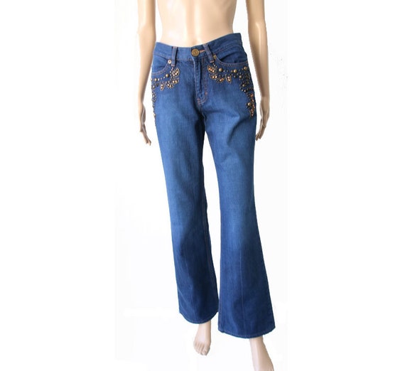 Permanecer representación reposo ESCADA Sport Mujeres Azul Jeans Pantalones Tamaño Pequeño - Etsy España