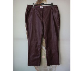 Ulla Popken Pantaloni Capri Donna – Jersey Di Cotone Elasticizzato, 7/8, Vita Elastica – Prodotto Certificato Oeko-Tex