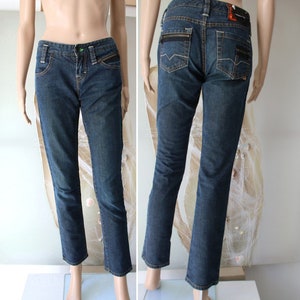 BOSS Frauen Blue Jeans Zigarette Hose Größe 27-32