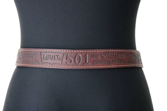 levis 501 leather belt