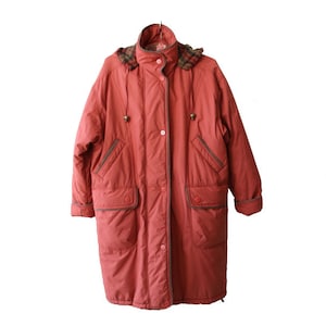 Martinelli Women's Terracotta Puffer Jacket Coat Large Size