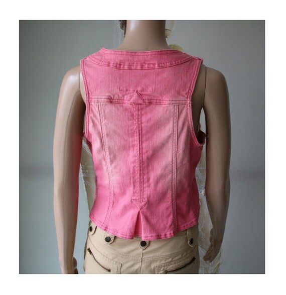 Gilet en coton corail Gilet femme non double Petite taille Etsy France