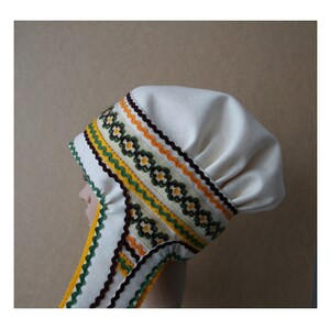 Women's Sami Style Handmade Hat Lapland Scandinavian Folk Art image 4