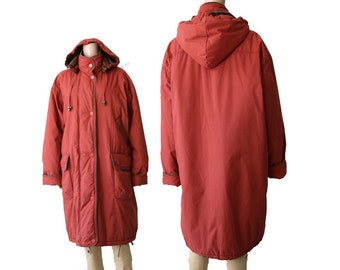 Martinelli Women's Terracotta Puffer Jacket Coat Large Size