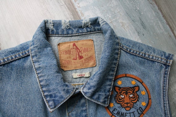 EMMETT Men's Denim Vest Cotton Vest 