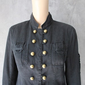Black Women&#39;s Blazer Cotton Blazer Small Size