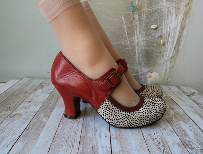 Chie Mihara Leather Shoes Women's Platform Shoes High Heel