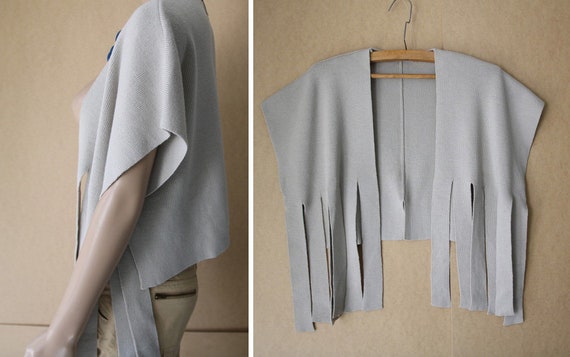 Avantgarde Knit Vest Wool Polyacrylic Cardigan Me… - image 4